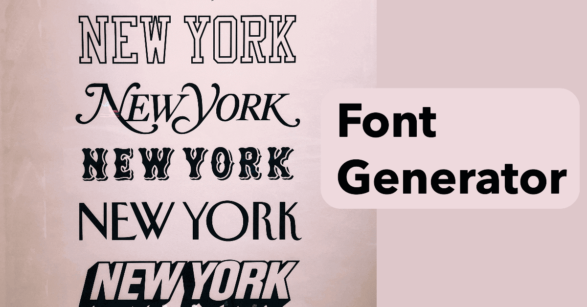 font-generator